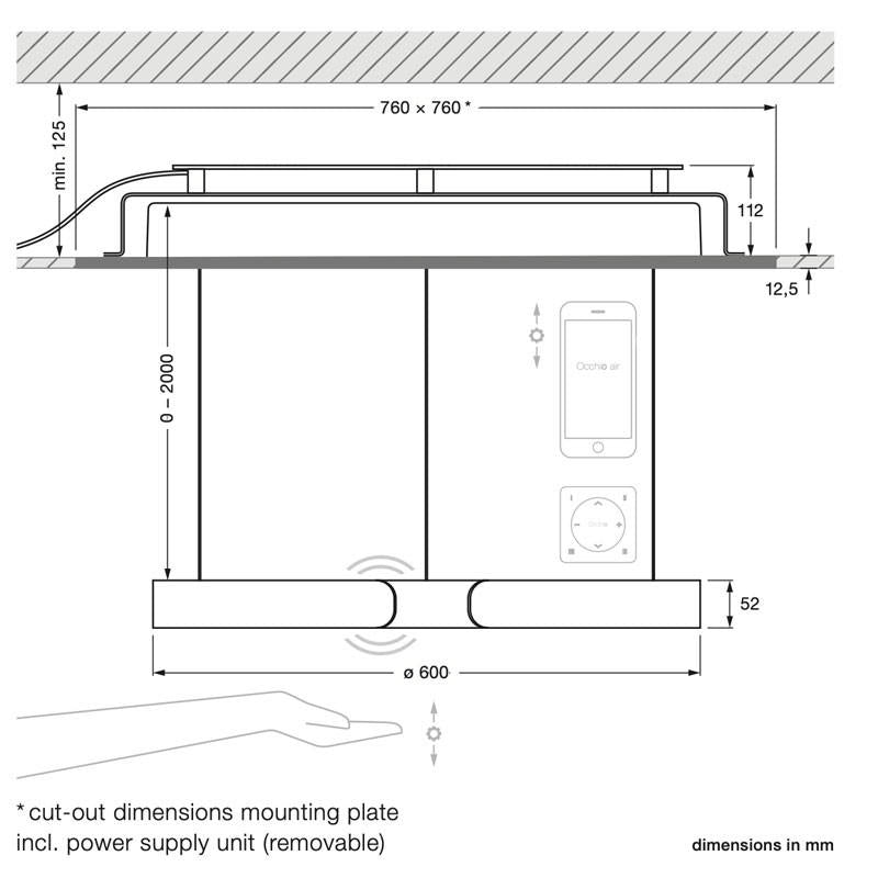 Mito Sospeso Cosmo Move 60 Pendant Light