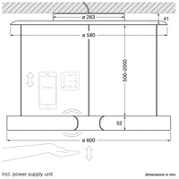 Occhio Mito Sospeso Move 60 Pendant Light | All Square Lighting