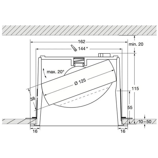 Più Piano In Pure VOLT Downlight