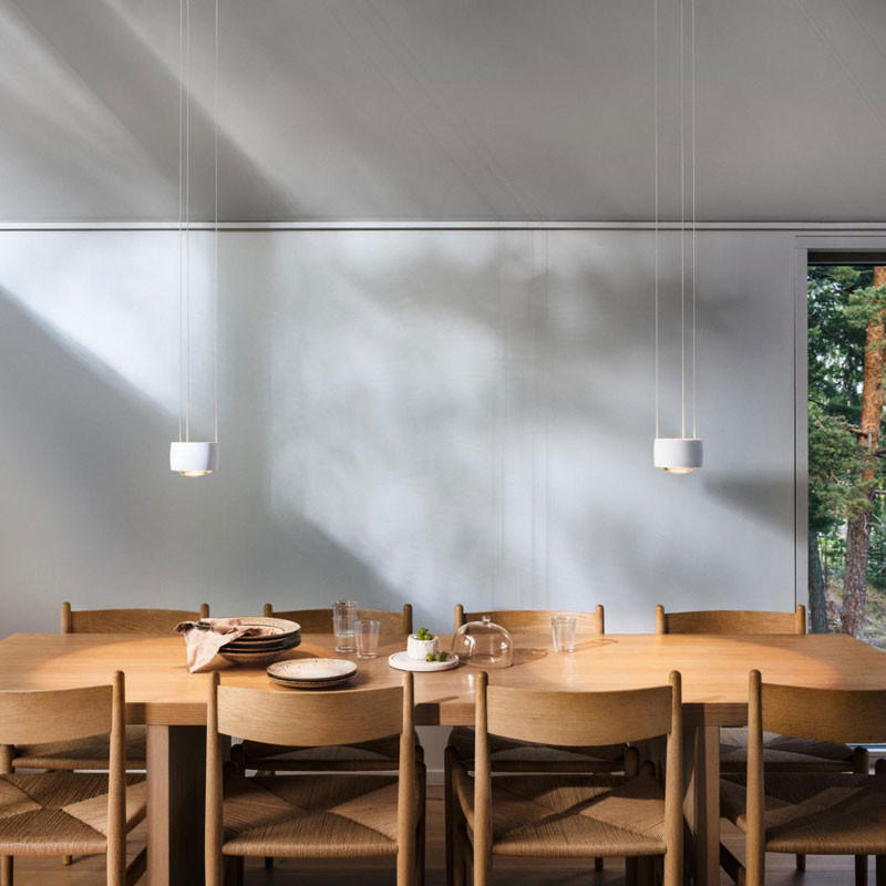 Occhio Sento Sospeso Flat Pendant Light | All Square Lighting