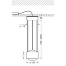 Occhio Sento Sospeso Flat Pendant Light | All Square Lighting