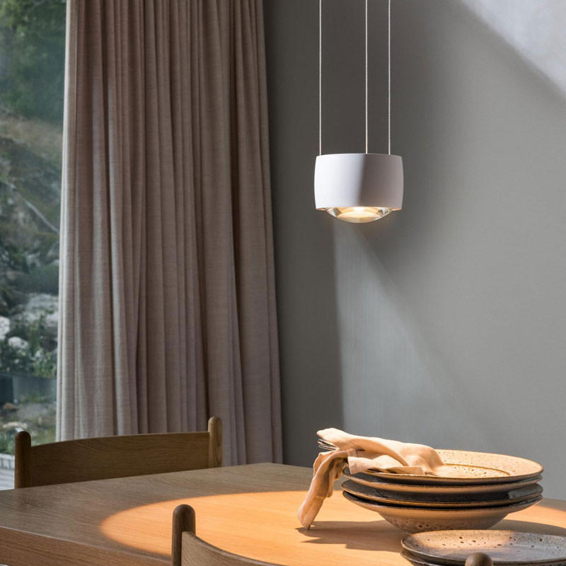 Occhio Sento Sospeso Flat Pendant Light | All Square Lighting