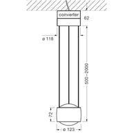 Occhio Sento Sospeso Up Pendant Light | All Square Lighting