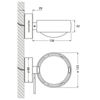 Occhio Sento Verticale Up Wall Light | All Square Lighting