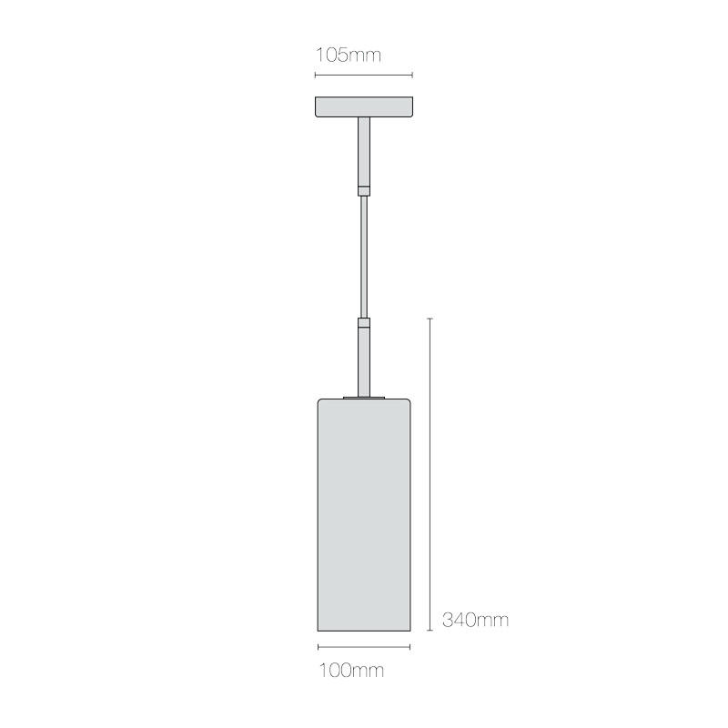 Original BTC Brompton 1 Pendant Light | All Square Lighting