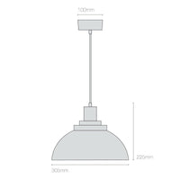 Original BTC Cosmo Dimple Pendant Light | All Square Lighting