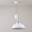 Original BTC Cosmo Dimple Rise & Fall Pendant Light | All Square Lighting