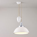 Original BTC Cosmo Dimple Rise & Fall Pendant Light | All Square Lighting