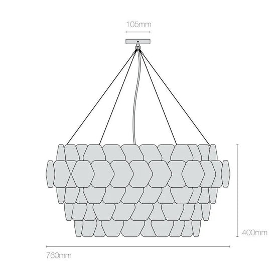 Cranton Hexagonal Pendant Light