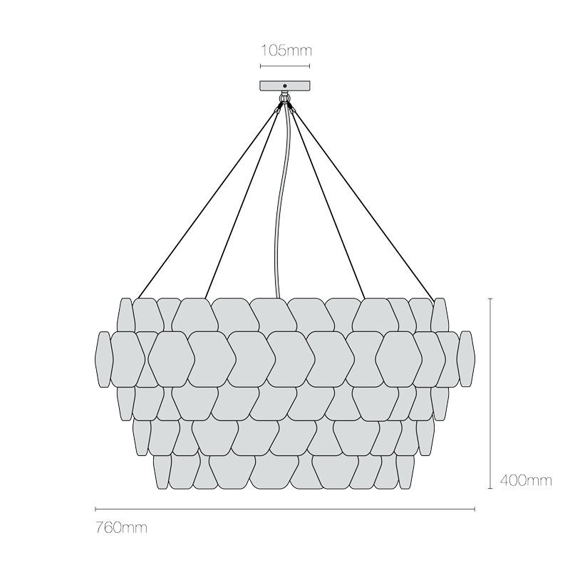 Cranton Hexagonal Pendant Light