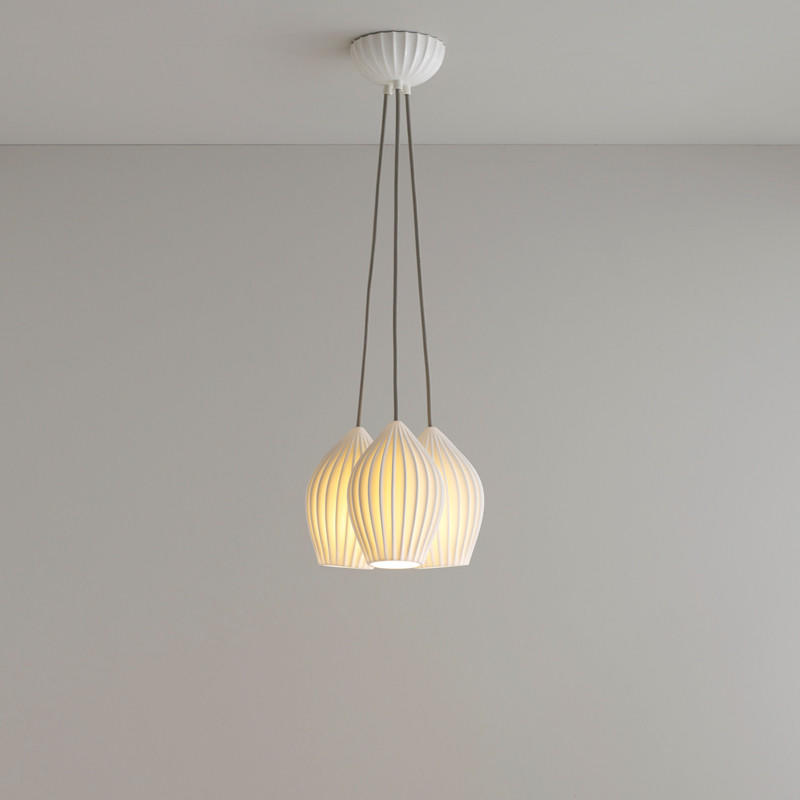 Original BTC Fin Grouping Of 3 Pendant Light | All Square Lighting