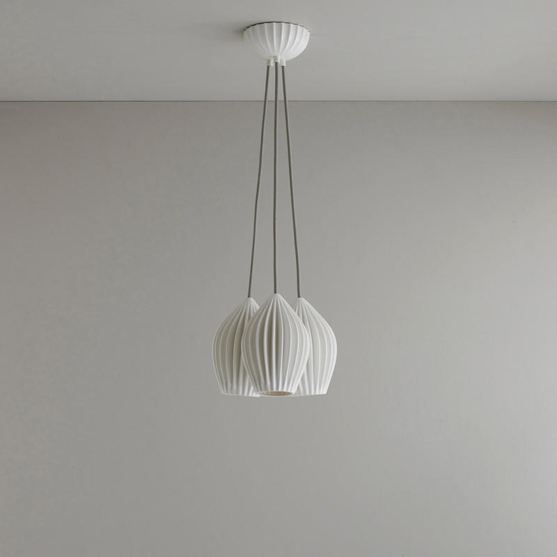 Original BTC Fin Grouping Of 3 Pendant Light | All Square Lighting