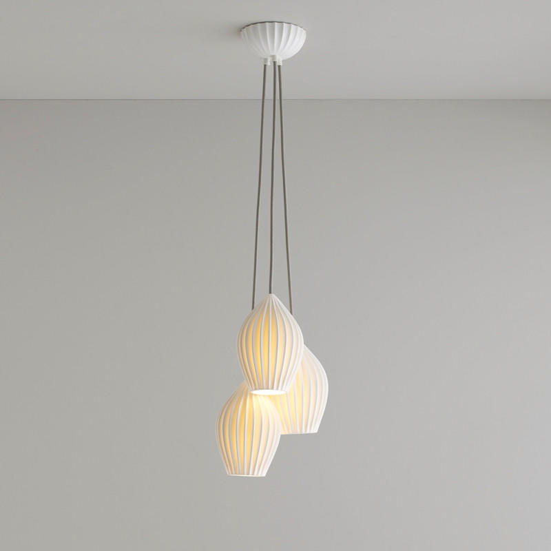 Fin Grouping Of 3 Pendant Light