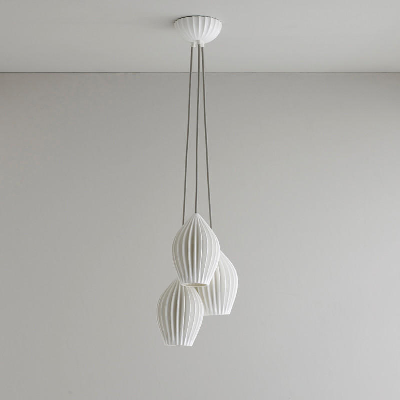 Original BTC Fin Grouping Of 3 Pendant Light | All Square Lighting
