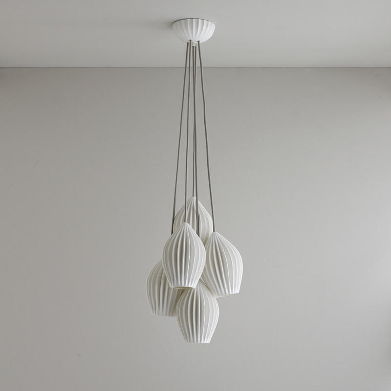 Original BTC Fin Grouping Of 5 Pendant Light | All Square Lighting