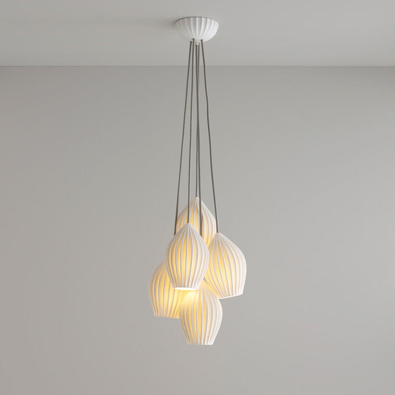 Fin Grouping Of 5 Pendant Light