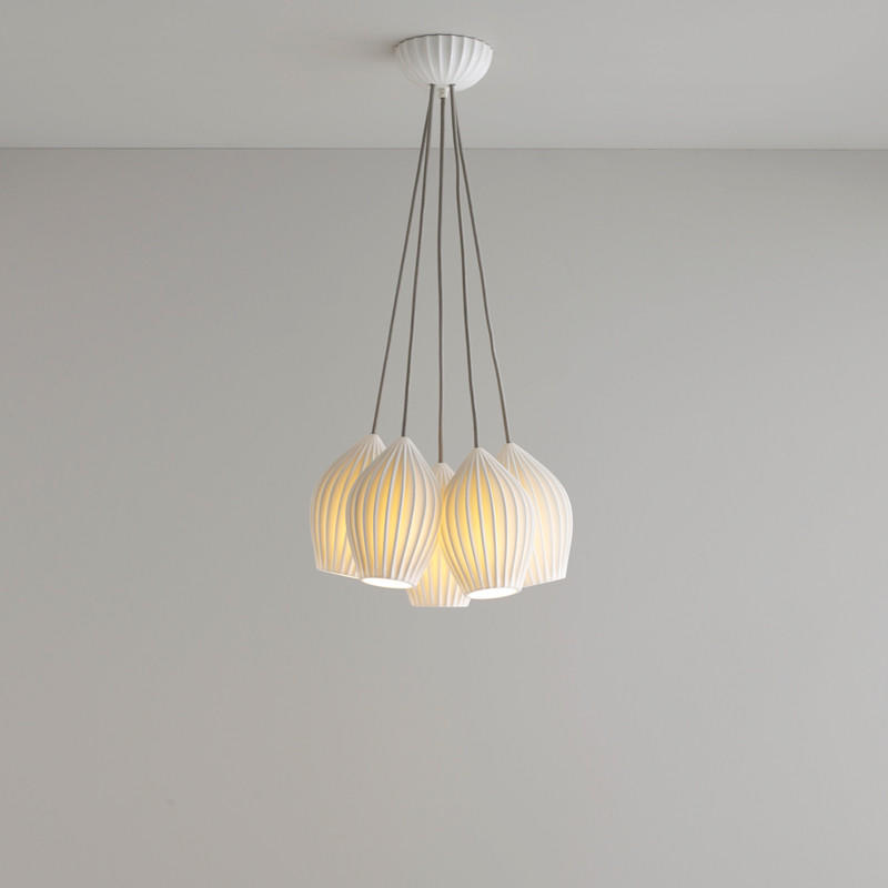 Original BTC Fin Grouping Of 5 Pendant Light | All Square Lighting