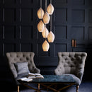 Original BTC Fin Grouping Of 7 Pendant Light | All Square Lighting