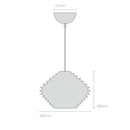 Original BTC Fin Horizontal Pendant Light | All Square Lighting
