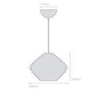 Original BTC Fin Horizontal Pendant Light | All Square Lighting