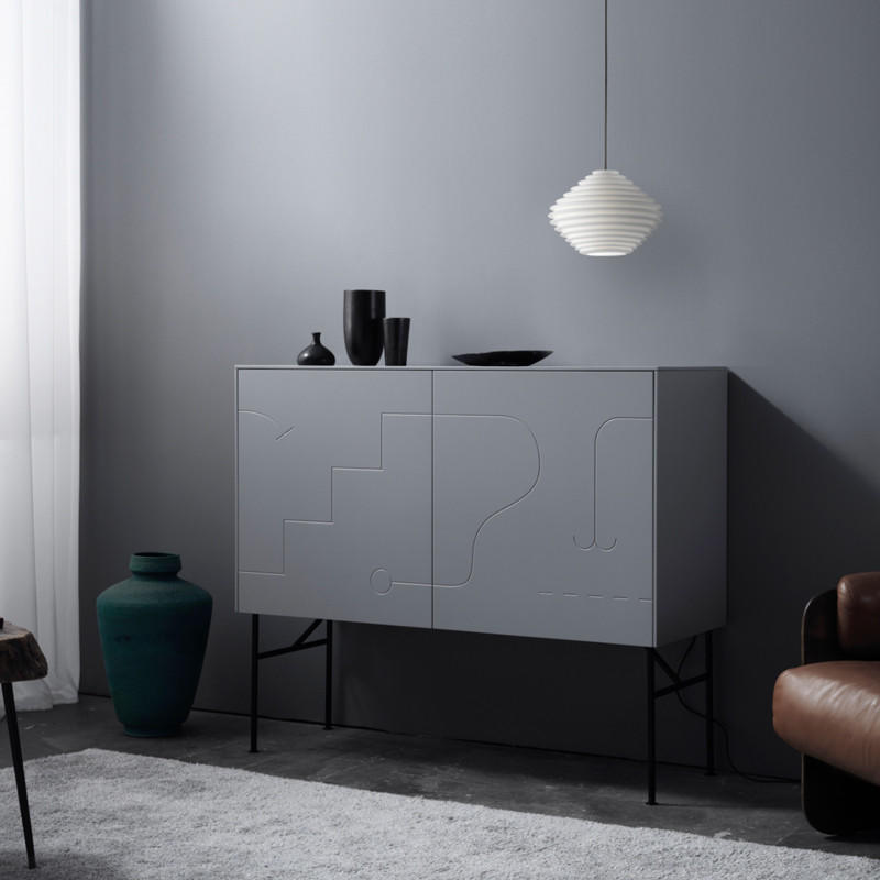Original BTC Fin Horizontal Pendant Light | All Square Lighting
