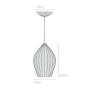 Original BTC Fin Large Pendant Light | All Square Lighting