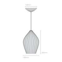 Original BTC Fin Large Pendant Light | All Square Lighting