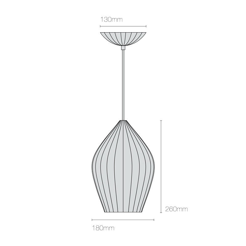 Original BTC Fin Large Pendant Light | All Square Lighting