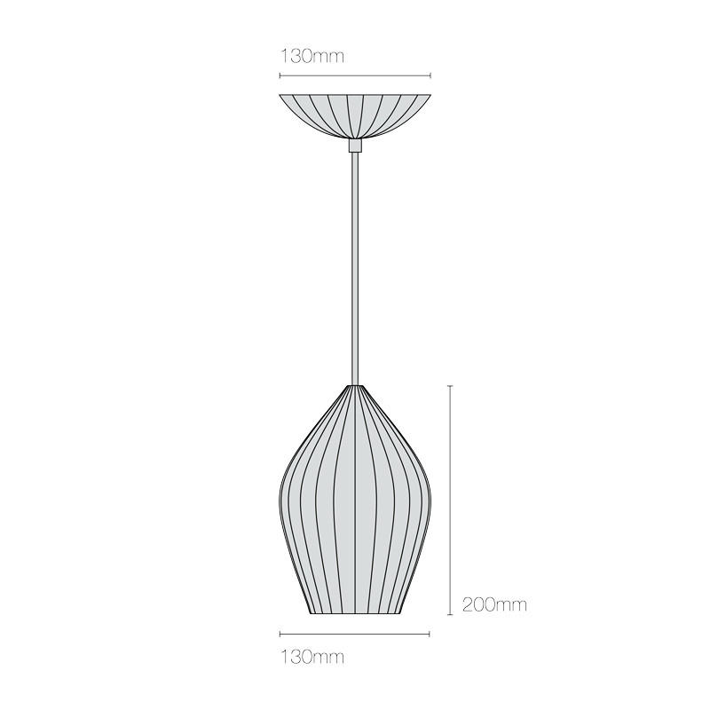 Fin Medium Pendant Light