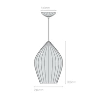 Original BTC Fin XL Pendant Light | All Square Lighting