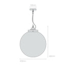 Original BTC Globe Large Pendant Light | All Square Lighting