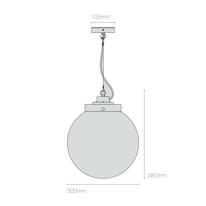 Globe Medium Pendant Light