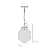 Original BTC Globe Small Pendant Light | All Square Lighting