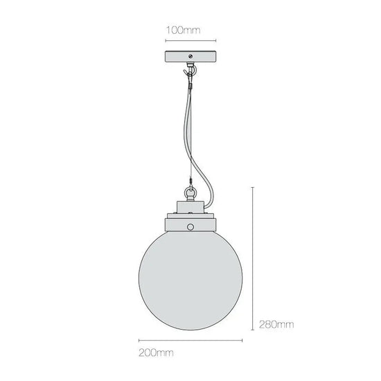 Globe Small Pendant Light