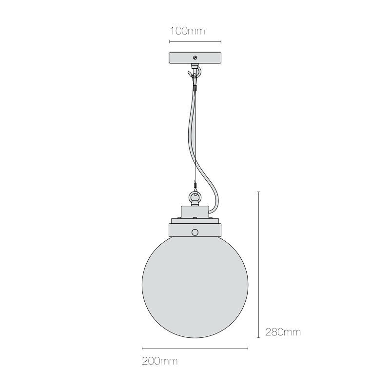 Globe Small Pendant Light