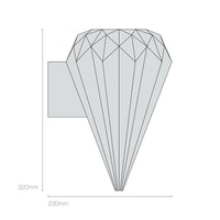 Original BTC Hatton 3 Wall Light | All Square Lighting