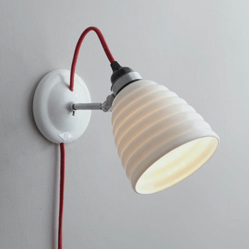Hector Bibendum Plug Switch & Cable Wall Light