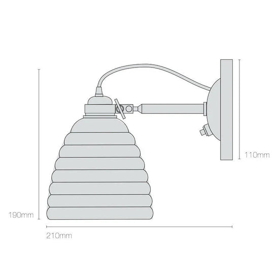 Hector Bibendum Switched Wall Light