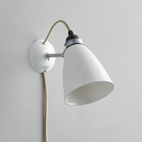 Original BTC Hector Medium Dome Plug Switch & Cable Wall Light | All Square Lighting
