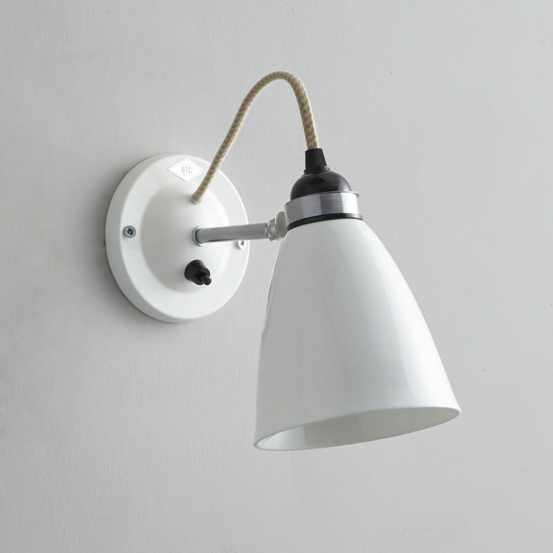 Original BTC Hector Medium Dome Switched Wall Light | All Square Lighting