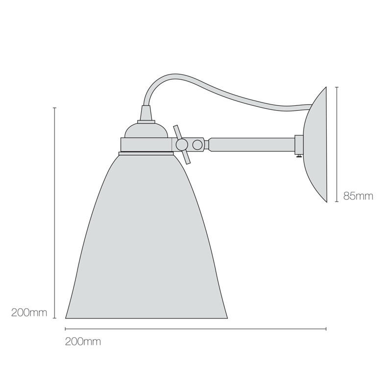 Hector Medium Dome Wall Light