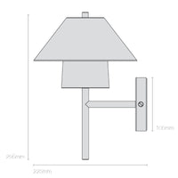 Original BTC Oxford Double Wall Light | All Square Lighting