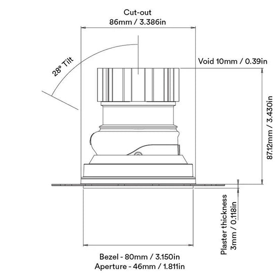 Camber Adjustable Downlight