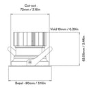 Orluna Clarin Fixed Downlight | All Square Lighting