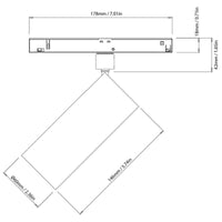 Orluna Cloud Adjustable Deep 48V Track | All Square Lighting