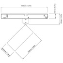 Orluna Cloud Mini Adjustable Deep 48V Track | All Square Lighting