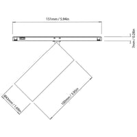 Orluna Cloud Mini Adjustable Micro 48V Track | All Square Lighting