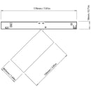 Orluna Cloud Mini Adjustable Shallow 48V Track | All Square Lighting