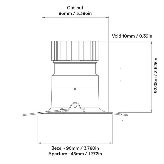 Curve Recessed Fixed Downlight