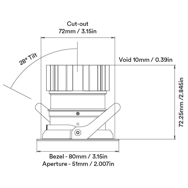 Dino Adjustable Downlight